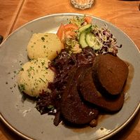 Saurbraten aus Seitan at Steffenhagen in Dresden