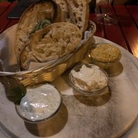 Ciabatta ahoi starter at Steffenhagen in Dresden