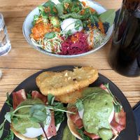 Hollandaise eggs at Matcha Mylkbar in St Kilda