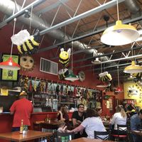 Inside Bumblebee Baja at Bumble Bees Baja Grill in Santa Fe