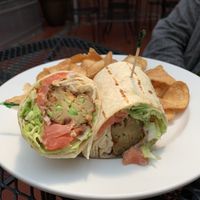 Falafel wrap at Clementine in Harrisonburg