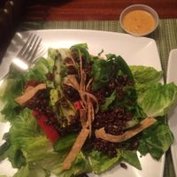 Southwest salad at Cruz Bay Landing in St John