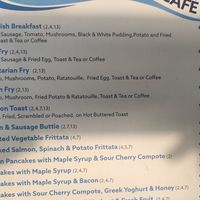 Vegan options at Doolin Cafe in Doolin