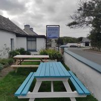 Outside seating at Doolin Cafe in Doolin