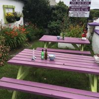 Outdoor seating at Doolin Cafe in Doolin