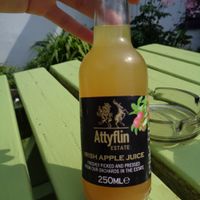 Irish Apple juice at Doolin Cafe in Doolin