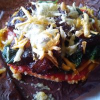 Polenta-Pizza 😍 at Doolin Cafe in Doolin