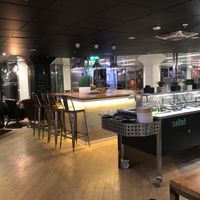 Sitting  at Bagel Street - Hotorget in Stockholm