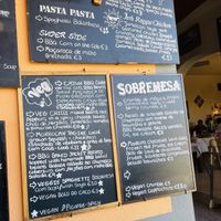 Menu  at O Forno in Calheta