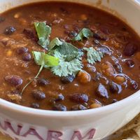 Vegan chili  at O Forno in Calheta