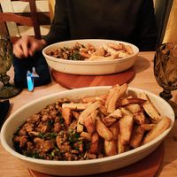 Picado vegano, piatti enormi! at O Forno in Calheta