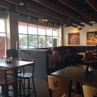 booths tables or bar stools! sit where you want at Pie Five Pizza in Dover