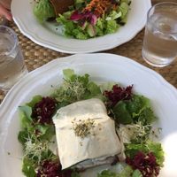 Raw Wrap and lasagne (Lunch menu) at Vegan & Raw in Mallorca