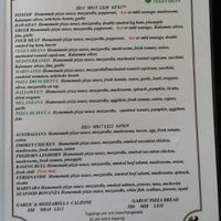 menu 4 at Pitstop Pizza in Coorparoo