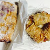 cherry pie and baklava at Pitstop Pizza in Coorparoo