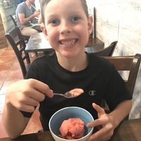 Strawberry Sorbete  at Pitstop Pizza in Coorparoo