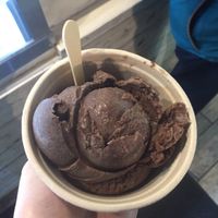 Two scoops of chocolate for $5.50 at Sweet Scoops in Sonoma