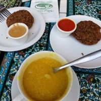 Indian lentil soup and burgers at Village Green in Jerusalem
