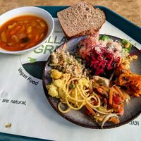 Yum factor 10 at Village Green in Jerusalem