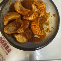 Vegan Kurkure (deep fried crispy) Schezwan Momos (dumplings )  at Doaba Sweets and Restaurant in Brampton