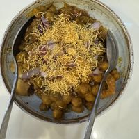 Samosa Chaat - Vegan (no yogurt or dairy based chutney )  at Doaba Sweets and Restaurant in Brampton