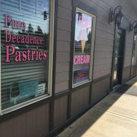 Outside at Pure Decadence Pastries  in Salem