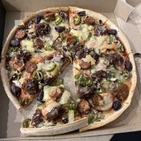 Vegan wrath pizza  at Hell Pizza in Queenstown