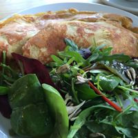 Breakfast Gouda Scramble-vegan at Campbell's Canal Cafe in North West London