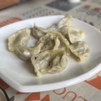 Dumplings   at Jù Cái Sù Diàn in Tibet