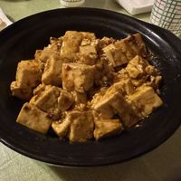 Mapo tofu  at Jù Cái Sù Diàn in Tibet