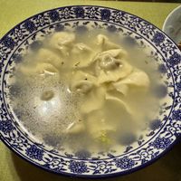 Dumpling soup   at Jù Cái Sù Diàn in Tibet