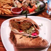 Falafels at Mezza Lebanese Restaurant - Quinpool Rd in Halifax