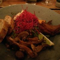 salad with mushrooms extra at Souls in Copenhagen