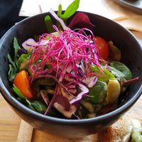 Side salad of the pizza at Souls in Copenhagen