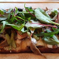 Homemade pizza at Souls in Copenhagen
