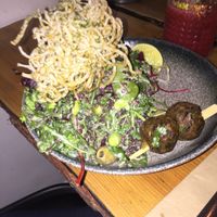 The best salad "crispy green salad"  at Souls in Copenhagen