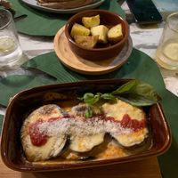 Aubergine dish at Fuori di Zucca in Tenerife