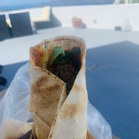 Volcano Wrap at FalafeLand in Santorini