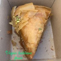 Baklava  at FalafeLand in Santorini