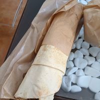 Wrap at FalafeLand in Santorini