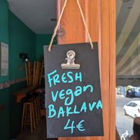 ! at FalafeLand in Santorini