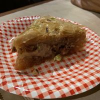 Vegan Baklava at FalafeLand in Santorini