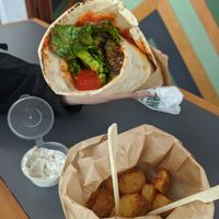  at FalafeLand in Santorini