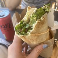 Baba wrap  at FalafeLand in Santorini