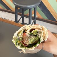   at FalafeLand in Santorini