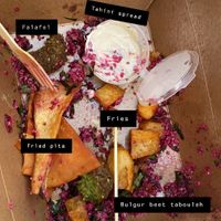   at FalafeLand in Santorini