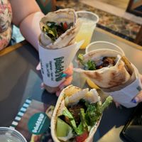 Original Falafel Wrap at FalafeLand in Santorini