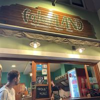   at FalafeLand in Santorini