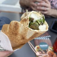   at FalafeLand in Santorini