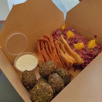 Ominously labelled as "The Box" at FalafeLand in Santorini